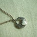 Angel Wings with a Heart Necklace
