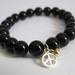 Eat Pray Love Onyx Meditation Bracelet