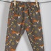 Littlefour organic cotton knit fox print baby leggings Last one size 3 month