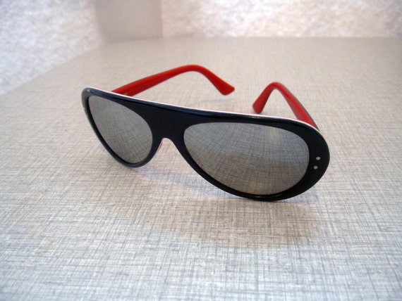 Vintage 70s Mirrored Ski Sunglasses From Japan