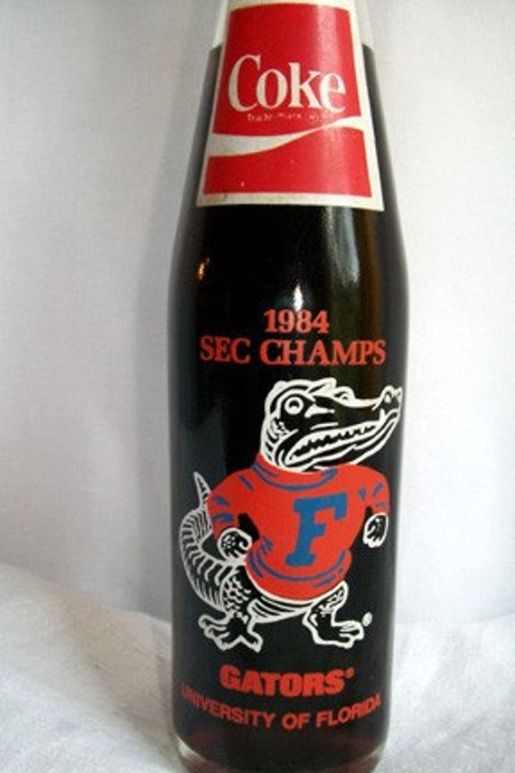 Florida Gators Coke Collectible Bottle 1984 SEC Championship