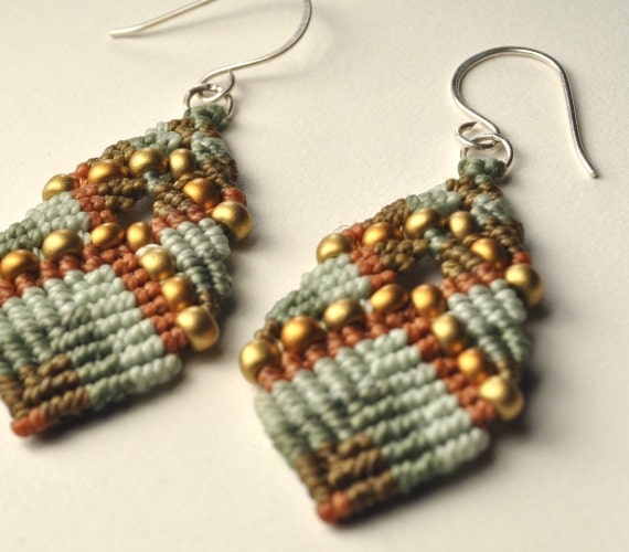 Beaded Buddha Earrings