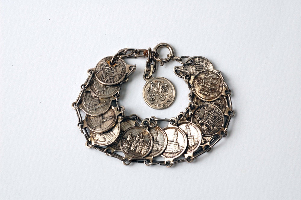 Vintage Souvenir Bracelet from Florence by BeauPapier on Etsy