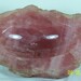 Gem Quality Rough and Polished ROSE QUARTZ BOWL