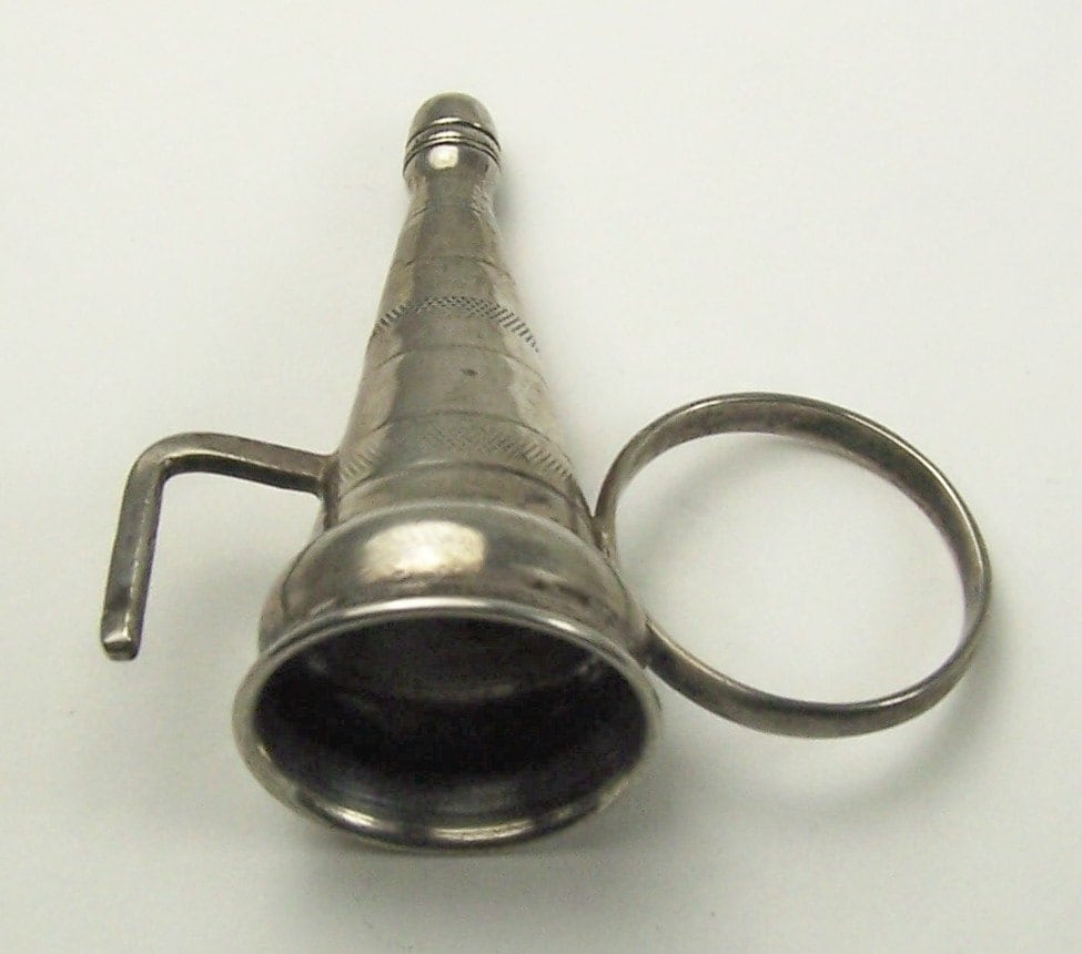 Antique SILVER CANDLE SNUFFER