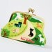Travel pouch - Eau de mer Farm life - metal frame clutch bag