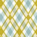Modern Meadow PICNIC PLAID Sunglow Grass Pond Fabric by Joel Dewberry - 1 yard