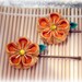 Golden Phoenix Japanese Kanzashi Bobby Pins
