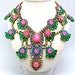 One of a Kind Statement Necklace- Ankara