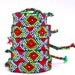 SALE- The Original Swarovski Crystal Friendship Bracelet- Hibiscus Design ( Purple, Turquoise, Red & Silver )