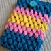 Teal, Raspberry and Gold Sleeve for Small Laptop or 7-8" Tablet Nook or Kindle