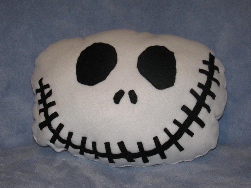 jack skellington plush pillow