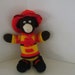 fireman stuffed animal