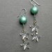 twinkle twinkle earrings - vintage lucite and sterling