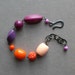 fever bracelet - vintage lucite and gunmetal