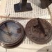 Antique British 1862 Stanley London Compass & Sun Dial w/ Wooden Case