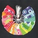 One Dollar GIFT HANG TAGS - Brights Collection Scallop Die Cut Tags (25)
