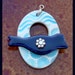 Gone Swimming Birdie - Large Ceramic Signature Bird Focal Toggle Clasp
