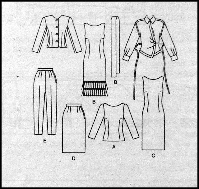 Audrey Hepburn Breakfast at Tiffanys Vogue Sewing Pattern