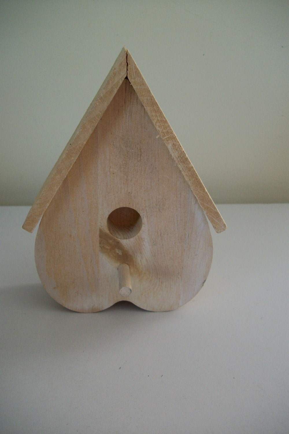 Set 2 Wooden Unfinished Birdhouses Ready To Paint by Creativewings