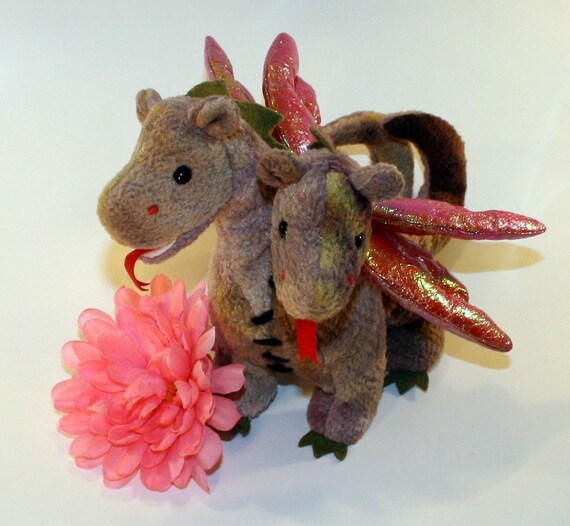 two headed dragon stuffed animal