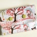 Women's Wallet - Cherry Blossom double snap