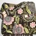 Pleated Hobo Messenger Diaper Bag in Amy Butler's Lacework in Olive and Full Moon Dots in Camel - 7 Pockets- Larger Size -Ready to Ship