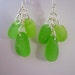 Sea Glass Earrings - Chandelier