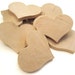 30 Large Unfinished Wooden Hearts - 2 5/16 Inches Wide (59 mm) Perfect for Weddings