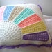 Fan Crocheted Cushion Cover