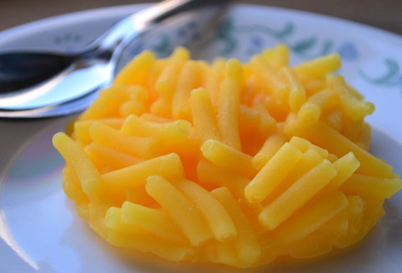 Fun Food Soap - MMMM Mac n Cheese Soap - Kids Soap - Fake Food