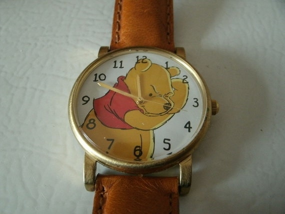 Vintage Timex Winnie The Pooh Wrist Watch by NeverTooOld on Etsy