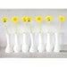 MILK Glass VASES vintage white glass home decor cottage country decor shabby chic, vintage wedding decor, bud vase, lot of 7