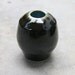 Ceramic Pottery Wheel Thrown black and light blue porcelain Vase