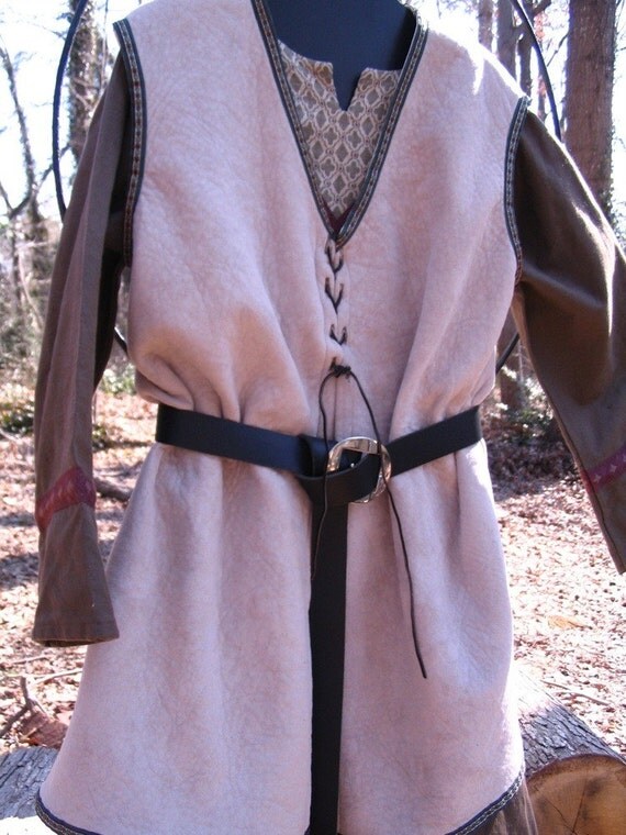 Robin Hood Jerkin/ Vest/ Doublet Tunic for Barbarians/