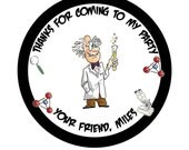 Personalized Stickers, Mad Scientist, Ghost, Halloween,spider, Spooky, Kids,Party, Favor stickers, Halloween Stickers set of 24 Il_170x135