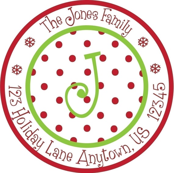 Holiday Personalized Stickers, Snowflake, Address Labels, Holiday,Address.Children, Kids, Party, Favor stickers, Sticker labels Set of 24 Il_570xn