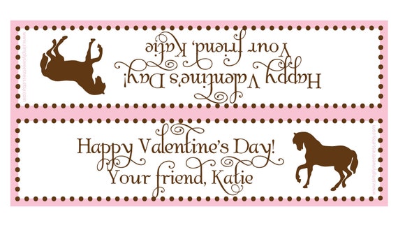 Personalized Treat Bag Toppers Snack Bag Size, Valentines day, Party, Set of 24 self sticking snack bag toppers Il_570xn