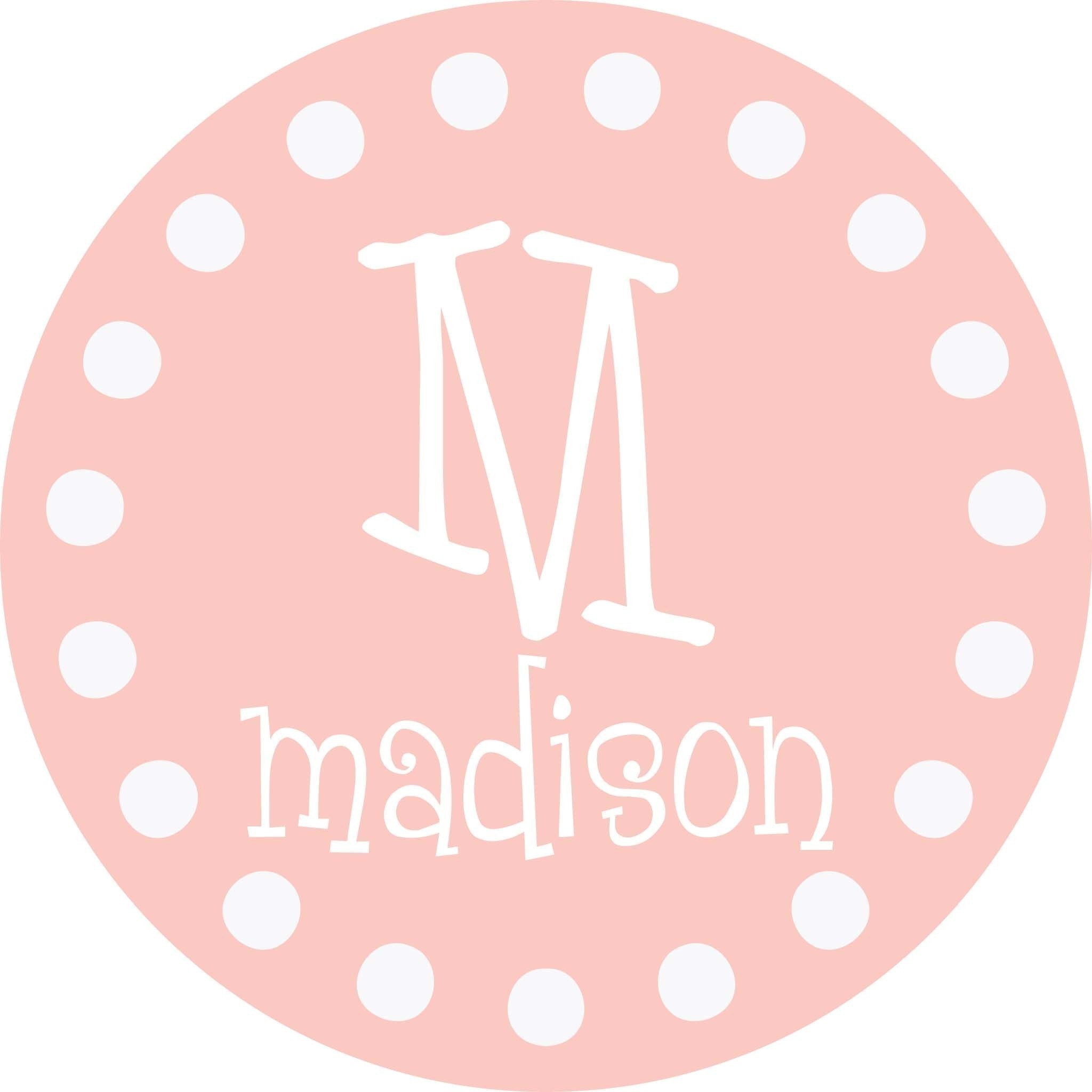 Waterproof Vinyl Personalized Stickers Monogram by simplysweetness