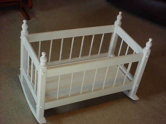 etsy doll cradle