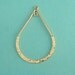 14k Gold Filled Hammered Teardrop Chandelier-32x21mm, 1 pair