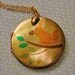 The Squirrel and Acorn Locket - Vintage