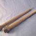 Vintage wooden Spools for thread ribbon or display lot of 2
