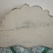 Handmade Damask Covered Message Board and Frame with Crown
