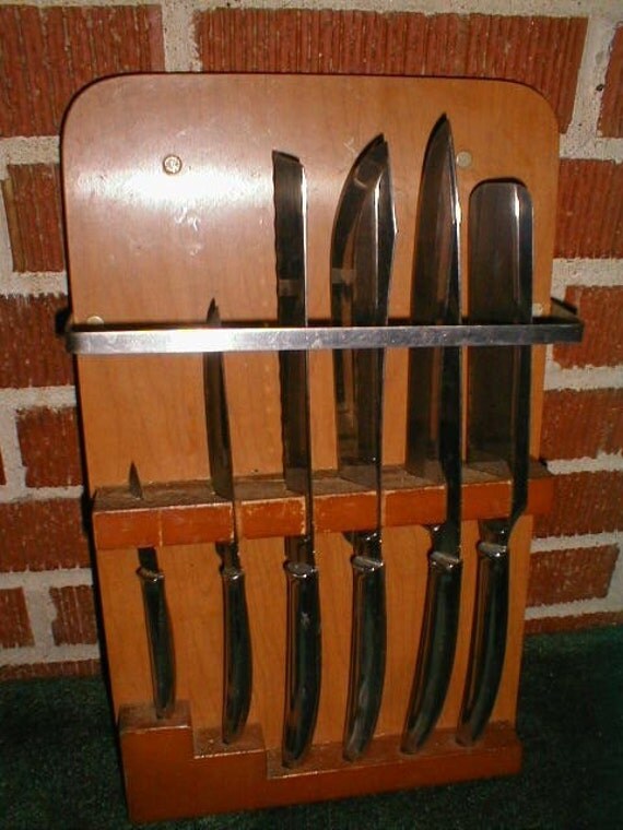 FINAL SALE Vintage 60s Modern Saladmaster 6 Pc Kitchen Knife