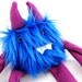 Plush Monster Mini handmade one of a kind stuffed doll