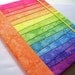 Hand Dyed Fabric Journal Cover, CRAYON BOX, Pieced and Quilted