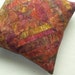 Hand Dyed Fabric Pillow Cover, SONORA, Pieced and Quilted with Zipper, for 18" pillow form