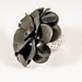Cocktail Ring Black Flower Bold Statement Jewelry