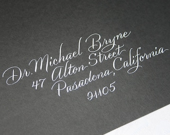 Wedding Calligraphy Envelope Addressing, Calligraphy Service, Informal Script